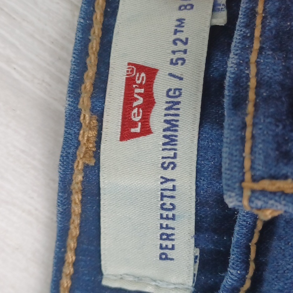 ♥️Bundle Only♥️ LEVI'S 512 SLIMMING BOOTCUT STRETCH JEANS SZ 6M - Picture 6 of 11